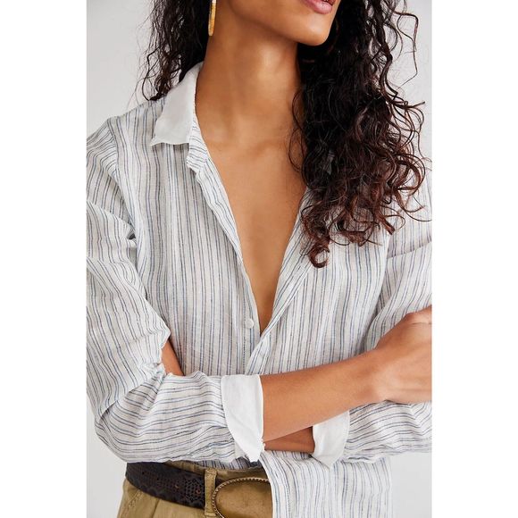 New Free People Romy Shirt size Small - Picture 1 of 6